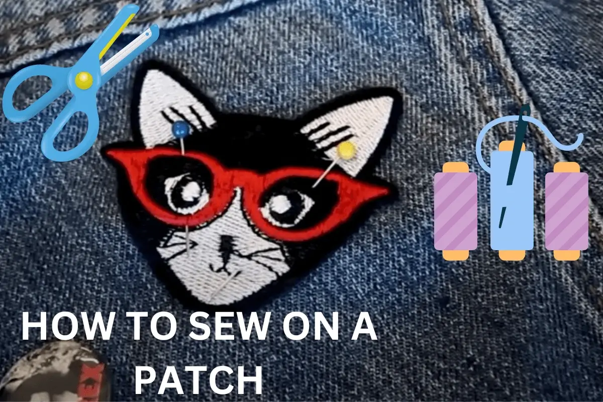 How to sew on a patch to anything easily