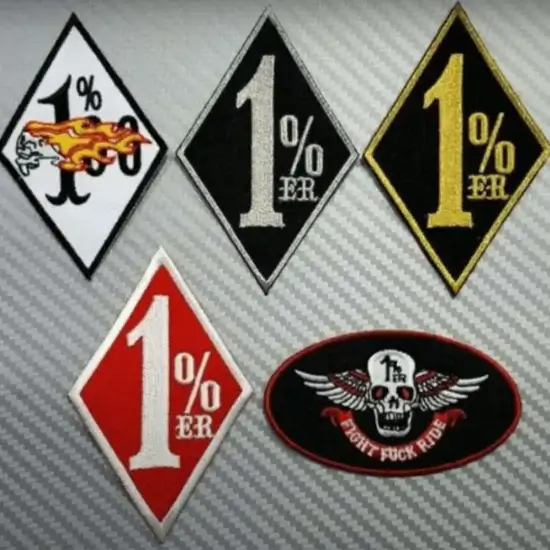 1% biker patches